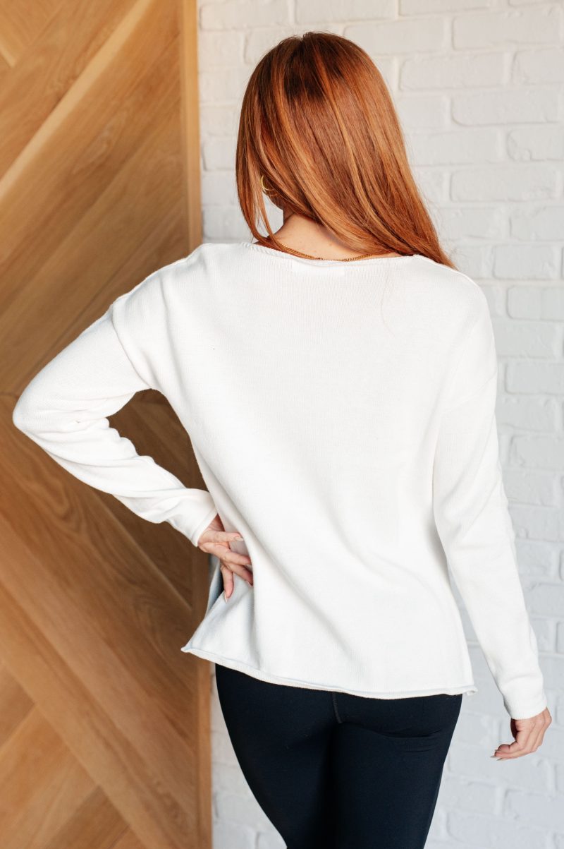 Champagne Please Lightweight Sweater - Image 7