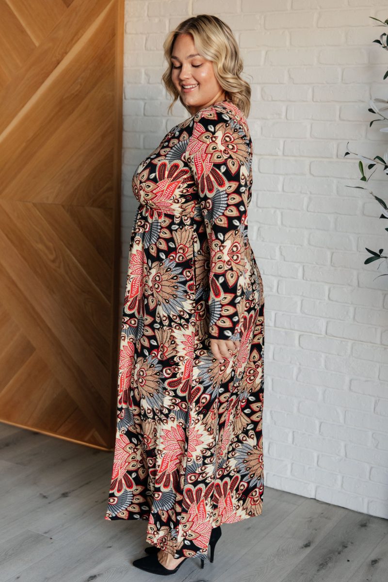 Send it Over Faux Wrap Maxi Dress - Image 3