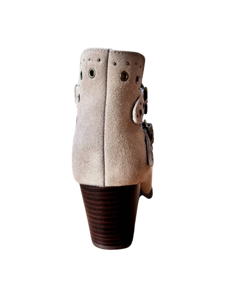 Elsa Leather Ankle Boot in Taupe - Image 3