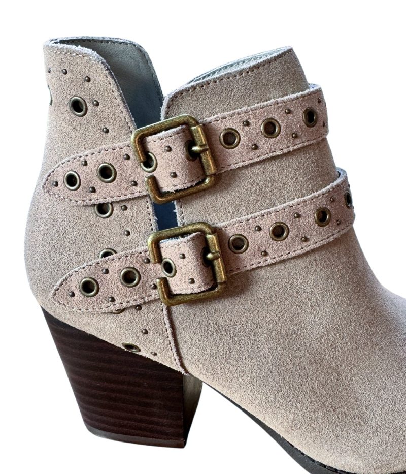 Elsa Leather Ankle Boot in Taupe - Image 5