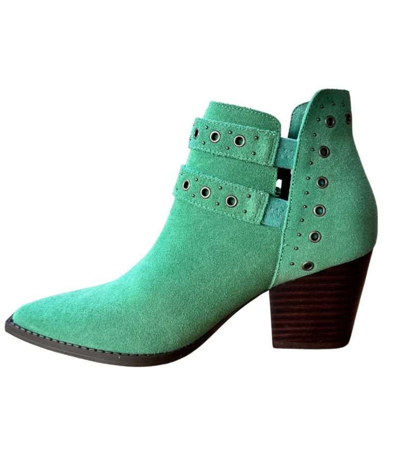 Elsa Leather Ankle Boot in Teal - Image 5